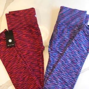 Two new pair of yoga/excessive pants